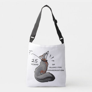 Bolsa Ajustável Conservation Island Fox Cross Body Bag