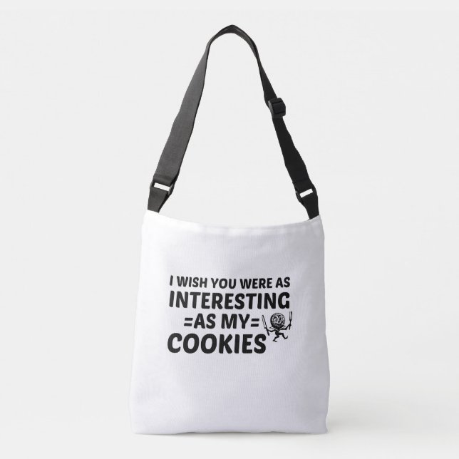BOLSA AJUSTÁVEL COOKIES INTERESSANTES COMO VOCÊ (Frente)