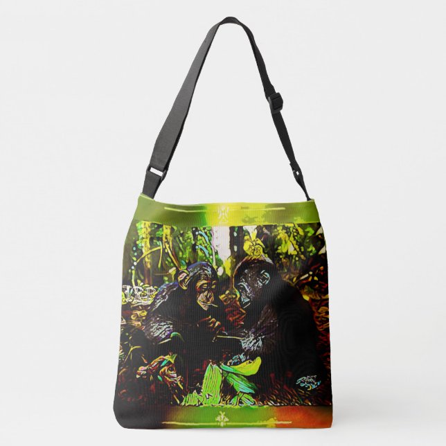 Bolsa Ajustável Cooperação entre Chimp e Gorilla 02. (Verso)