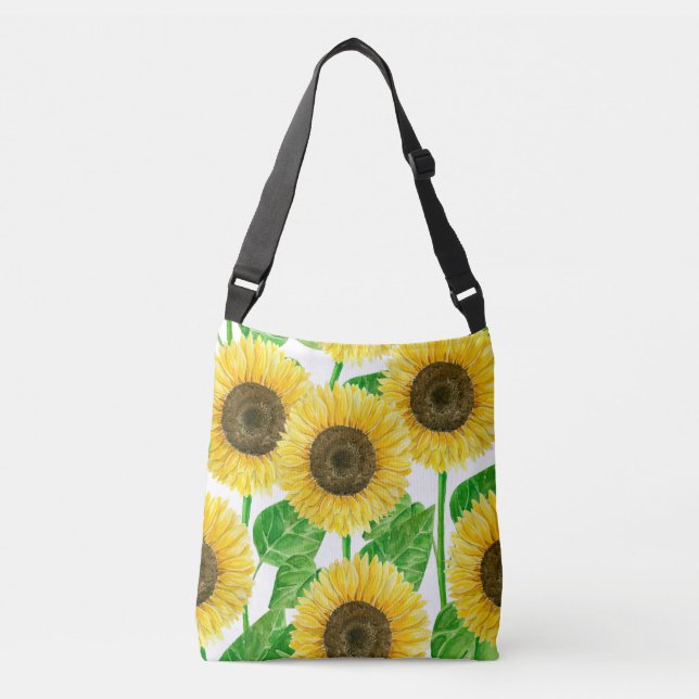 Bolsa Ajustável Cor d'água do Sunflower (Frente)