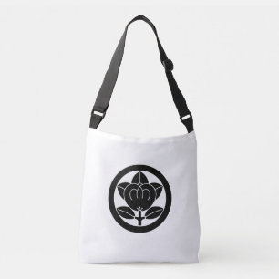 Bolsa Ajustável Cor de laranja mandarina em círculo