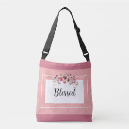 Bolsa Ajustável Cor-de-rosa-palha, cor-de-rosa e branca