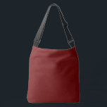 Bolsa Ajustável Cor do Vazio Sólido Vermelho Sanguíneo<br><div class="desc">Abstrato vermelho preto. Cor mínima,  luxuosa e real que funciona bem em várias ocasiões. estilo de presente de excelente para parabéns em ocasiões sociais/oficiais. #6D0000</div>