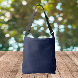 Bolsa Ajustável Cor Sólida Azul do Marinho da Meia-Noite