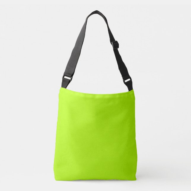 Bolsa Ajustável Cor sólida do Limão Neon | Clássico (Frente)
