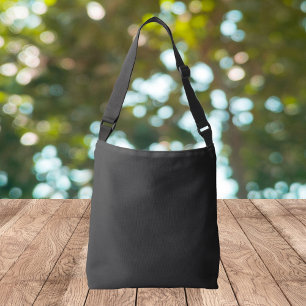 Bolsa Ajustável Cor Sólida Preta da Eerie