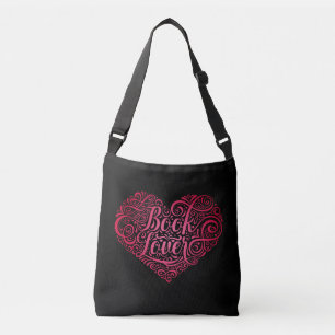 Bolsa Ajustável Coração da Caligrafia do Livro