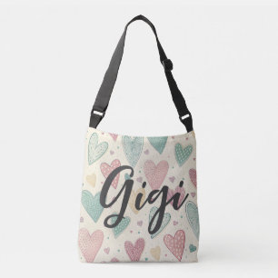 Bolsa Ajustável Coração Encantador GiGi com Doodle