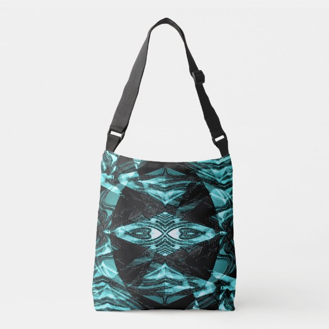 Bolsa Ajustável Corações do mar profundo...... (Frente)