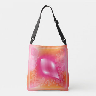 Bolsa Ajustável Corações românticos pastel design