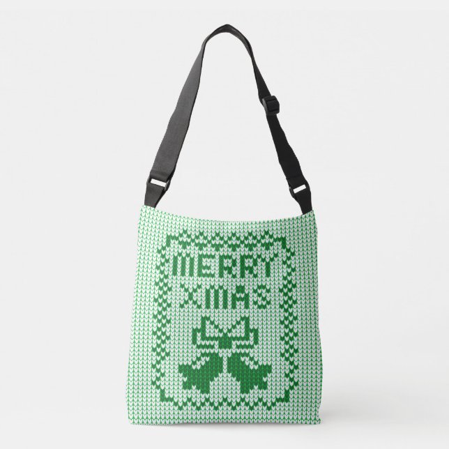 Bolsa Ajustável Cordéis feios de camisolas e Feliz Natal w (Frente)