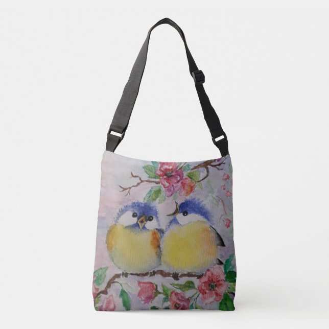 Bolsa Ajustável Cores d'água - Gráficos Sparrows - (Frente)