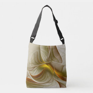 Bolsa Ajustável Cores de metais de Precioso, arte fractal Abstrato