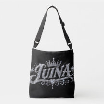 Coroa de Diamante de Luxo LUINA com Nome Personali
