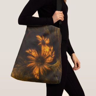 Bolsa Ajustável Corpo Cruzado de Abstrato de Arte do Jardim Místic