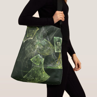 Bolsa Ajustável Corpo Cruzado de Abstrato de Arte Equilibrada