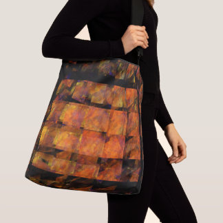 Bolsa Ajustável Corpo Cruzado de Abstrato de Parede