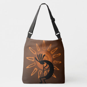Bolsa Ajustável Corpo Cruzado de Southwest Kokopelli Sun Rustic A-