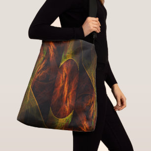 Bolsa Ajustável Corpo Cruzado Mito Abstrato