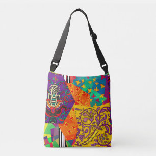 Bolsa Ajustável Corpo Festivo Turco Indiano Mandala