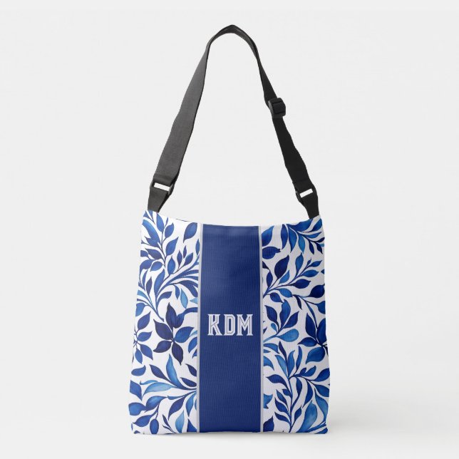 Bolsa Ajustável Corpo Floral da mãe - Saco do Presente Monograma (Frente)
