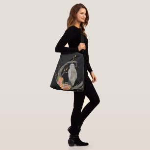 Bolsa Ajustável Coruja com Rosas