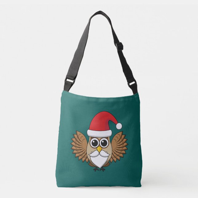Bolsa Ajustável Coruja Papai Noel (Frente)