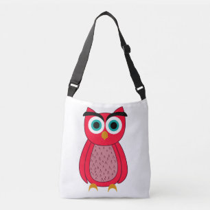 Bolsa Ajustável Coruja Rosa Fofa