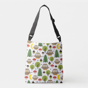 Bolsa Ajustável Corujas Na Floresta