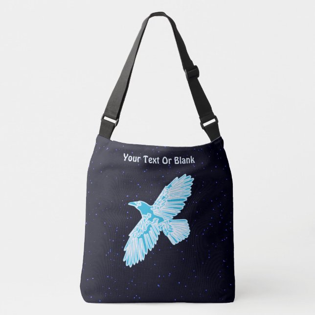 Bolsa Ajustável Corvo Azul Nas Estrelas (Frente)