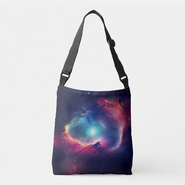 Bolsa Ajustável Cosmos Celestiais Galáxia Espacial Moderna Céu (Frente)