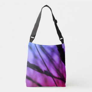 Bolsa Ajustável Costume roxo da natureza toda sobre - imprima o