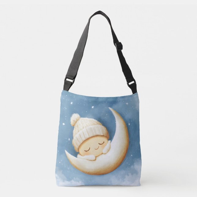 Bolsa Ajustável Cozy Knit Nap Cresent Moon (Frente)