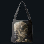 Bolsa Ajustável Crânio com Trabalho de arte de Gótico Van Gogh par<br><div class="desc">Vincent van Gogh (neerlandês, 1853-1890) Skull of a Skeleton with Burning Cigarette, 1885-86, Oil on canvas Unframed: 32 cm × 24, 5 cm (13 pol. × 9, 6 pol.) Trabalhos preparatórios de Vincent van Gogh. Essa pequena pintura faz parte da coleção permanente do Museu Van Gogh, em Amsterdã. Foi pintado...</div>