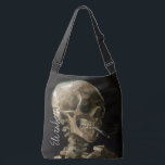 Bolsa Ajustável Crânio com Trabalho de arte de Gótico Van Gogh par<br><div class="desc">Vincent van Gogh (neerlandês, 1853-1890) Skull of a Skeleton with Burning Cigarette, 1885-86, Oil on canvas Unframed: 32 cm × 24, 5 cm (13 pol. × 9, 6 pol.) Trabalhos preparatórios de Vincent van Gogh. Essa pequena pintura faz parte da coleção permanente do Museu Van Gogh, em Amsterdã. Foi pintado...</div>