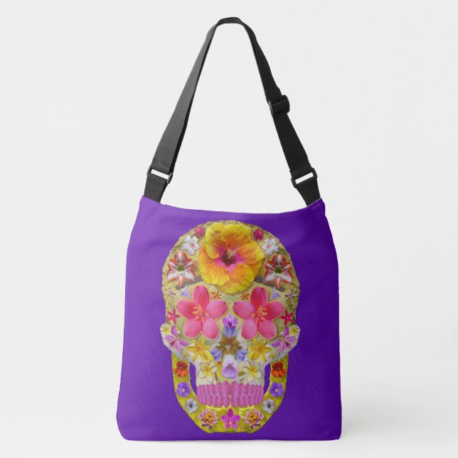 Bolsa Ajustável Crânio da Flor 4 - Tropical (Frente)