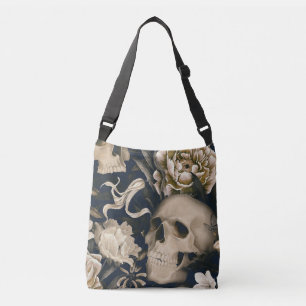 Bolsa Ajustável crânio floral