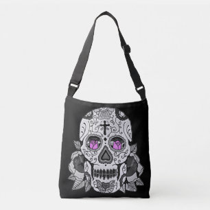 Bolsa Ajustável Crânio retro do açúcar do carnaval sua escolha