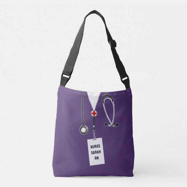 Bolsa Ajustável Creative Nurse Crossbody Bag (Frente)