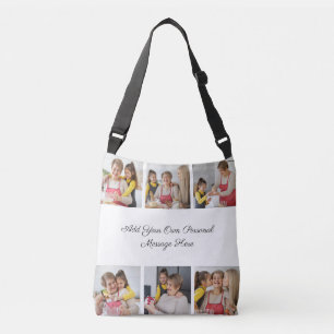 Bolsa Ajustável Crie sua própria colagem de 6 fotos Adicione sua s