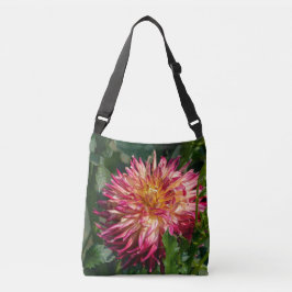 Bolsa Ajustável Crisântemo Floral Rosa e Amarelo