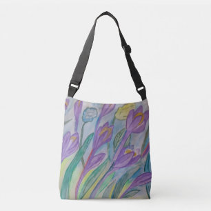 Bolsa Ajustável Crocus de Primavera Abstrato