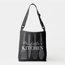 Bolsa Ajustável Custom cross body bag with kitchen utensils design