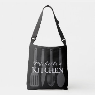 Bolsa Ajustável Custom cross body bag with kitchen utensils design