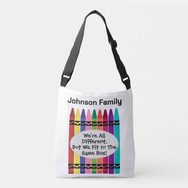 Bolsa Ajustável Custom Family Reunion Shoulder Bag  (Frente)