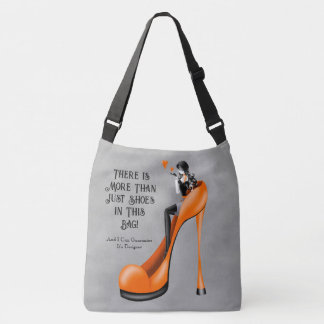 Bolsa Ajustável Custom Slogan Fashionable Lady in Stiletto