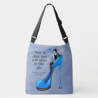 Bolsa Ajustável Custom Slogan Fashionable Lady in Stiletto