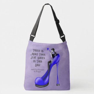 Bolsa Ajustável Custom Slogan Fashionable Lady in Stiletto