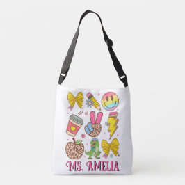 Bolsa Ajustável Custom Teacher Bag, Custom Back to School Bag