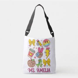 Bolsa Ajustável Custom Teacher Bag, Custom Back to School Bag